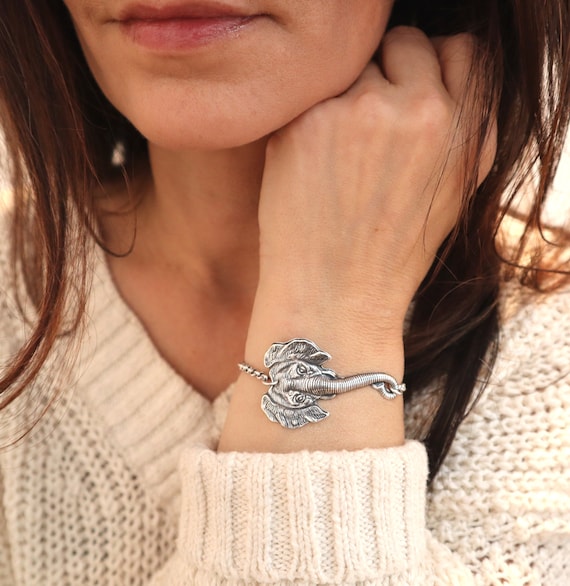 Etsy elephant bracelet sale