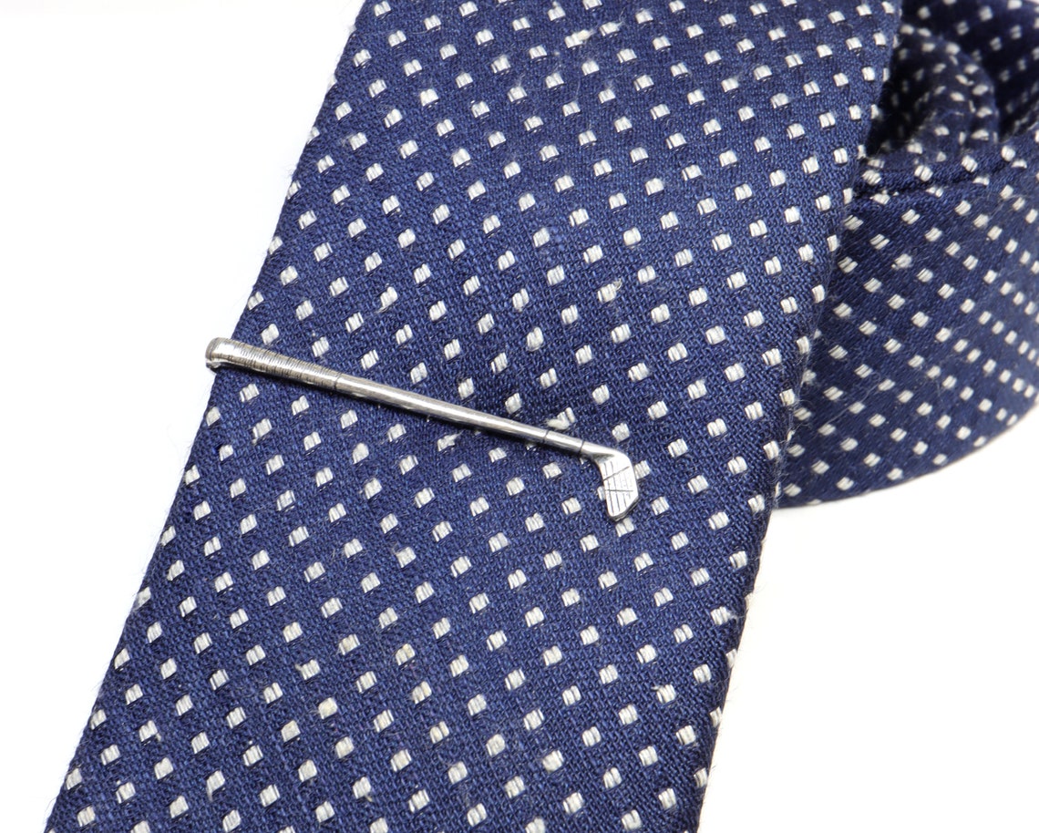 Tie Bar - Golf Club Silver