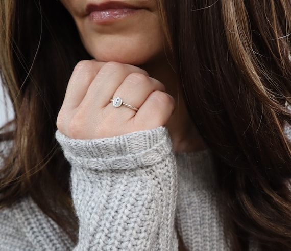 Etsy semicolon shop ring