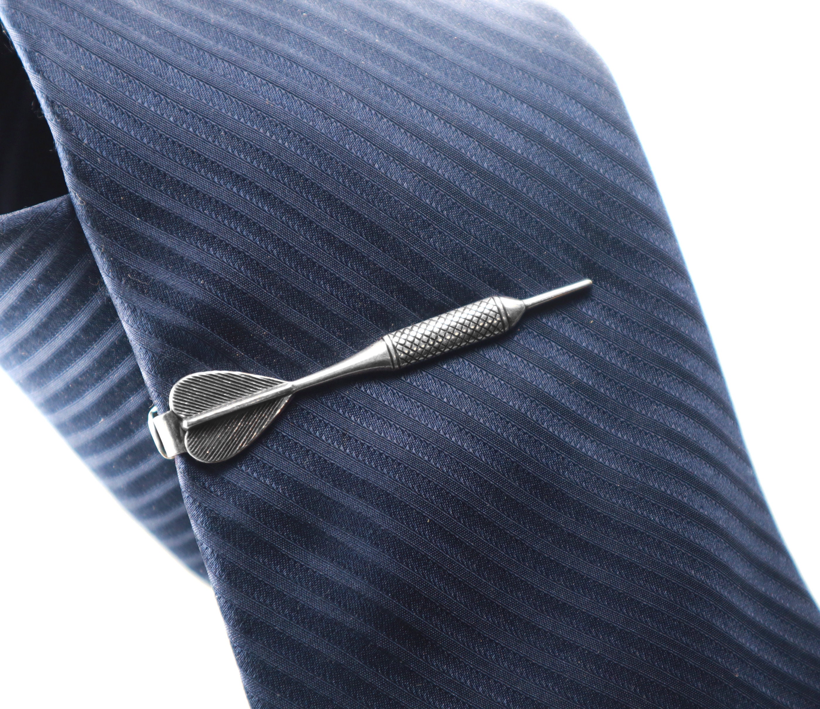 Dart Tie Bar Dart Tie Clip Sterling Silver & Antiqued Brass Etsy