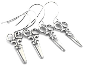 Small Scissor Earrings, Small Scissors, Scissor Dangle Earrings, Scissor Jewelry