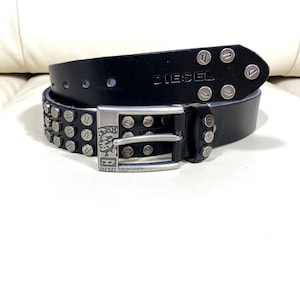 Studded Diesel Belt - Etsy