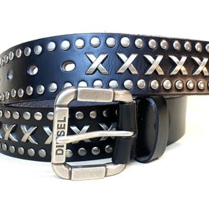 Studded Diesel Belt - Etsy