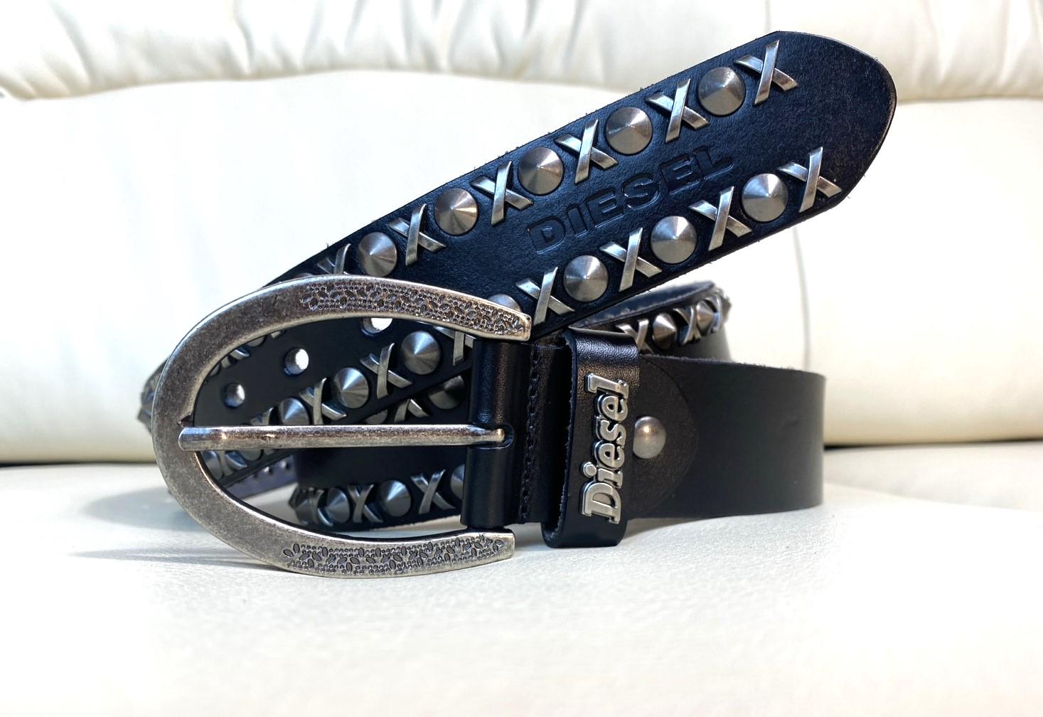 Studded Diesel Belt - Etsy
