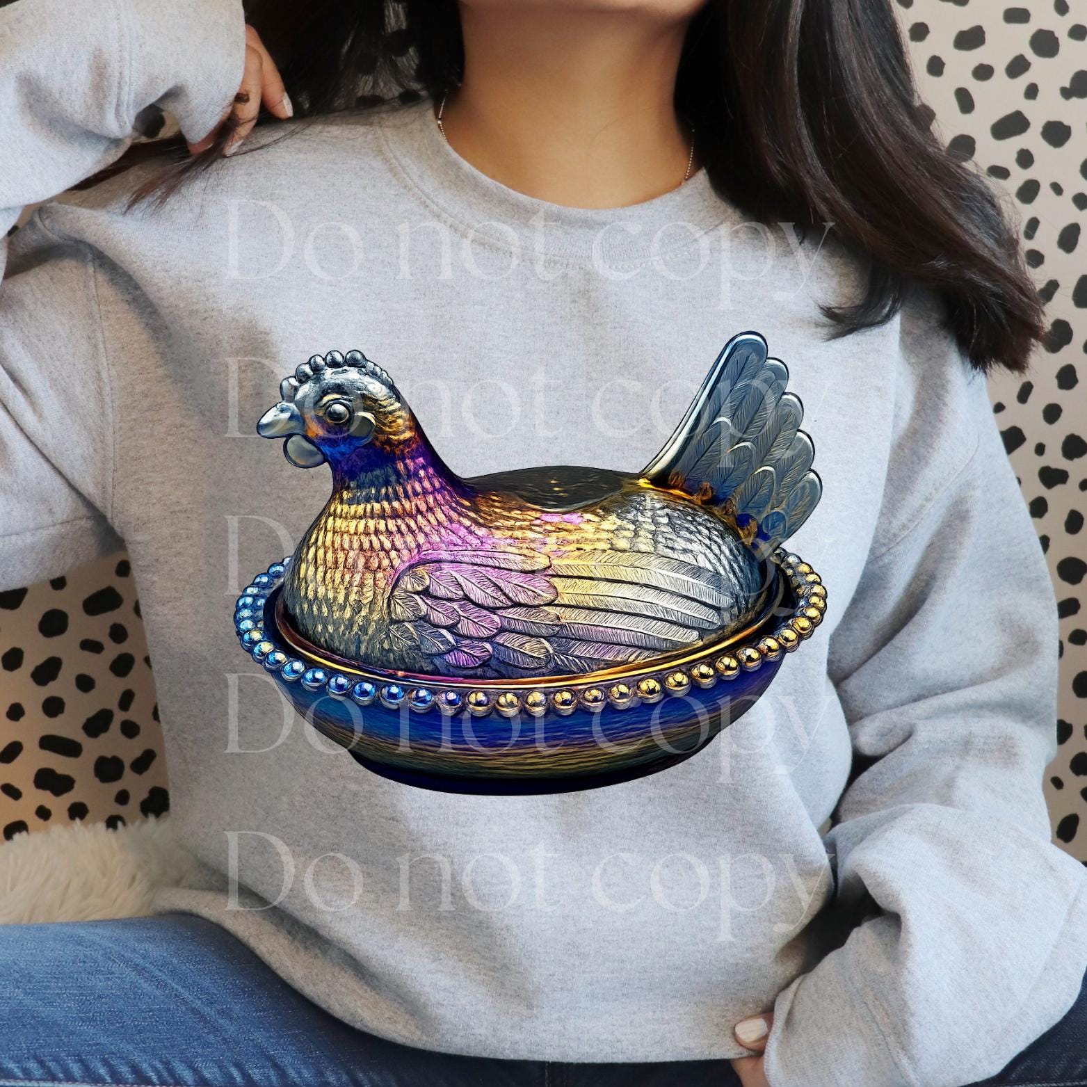 Glass hen on nest - Etsy 日本