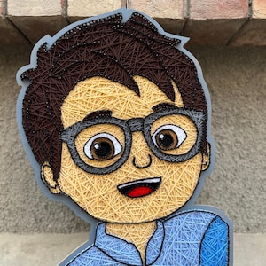 Customized Animated Character String Art | MADE TO ORDER |Personalized Character String Art  |Custom String Art Gift Idea |Handmade Portrait