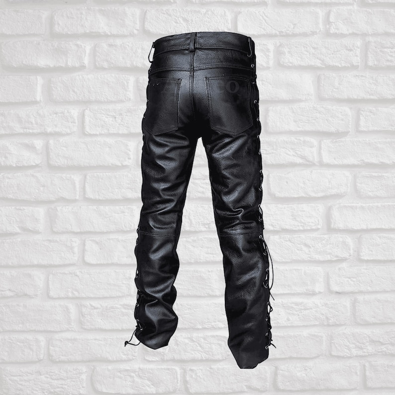 Lace Pants with Lining – Black main image 1