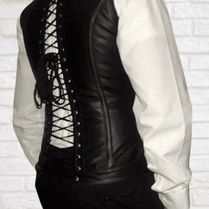 leather corset men
