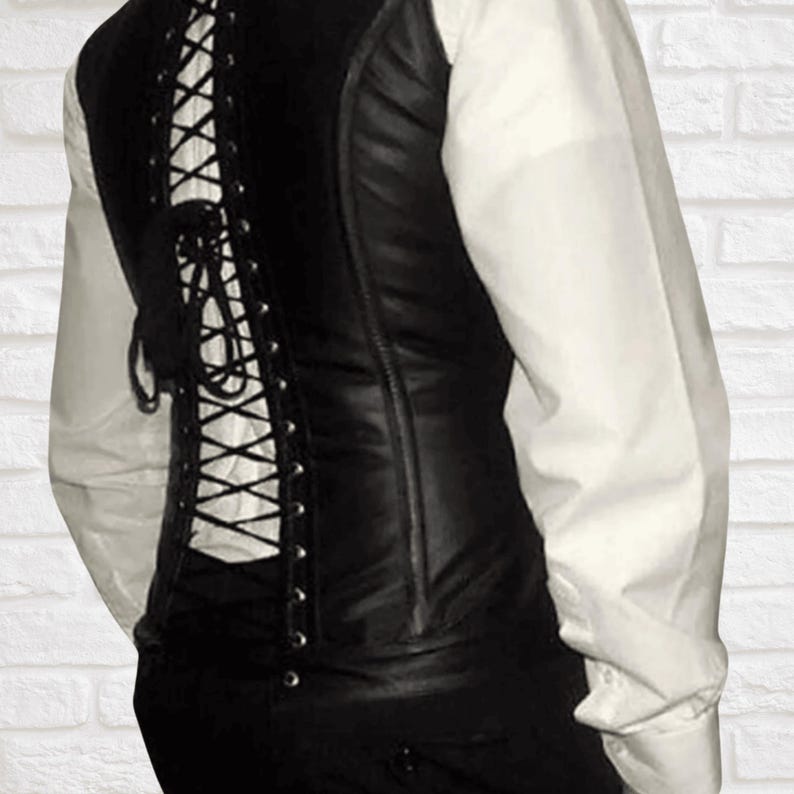 leather corset men