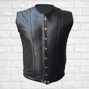 leather corset for men