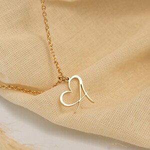 Delicate Initial Necklace, Name Necklace Charm,Personalised Necklace for Her,Birthday Gifts,Summer Gifts,Bridesmaid Gifts,Gifts for Girl