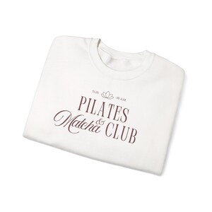 Aesthetic Sweatshirt - Cozy Sweatshirt - Trendy Sweatshirt - Pilates Sweatshirt - Sunday Sweater - Pilates sweater - Workout Sweater image 10