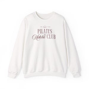 Aesthetic Sweatshirt - Cozy Sweatshirt - Trendy Sweatshirt - Pilates Sweatshirt - Sunday Sweater - Pilates sweater - Workout Sweater image 8