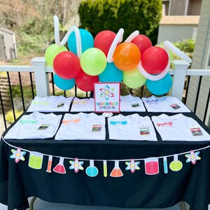 Science Party Decor - Printable Party Package - Science Birthday Party ...
