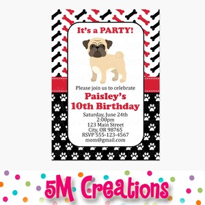 Puppy Birthday Party Printable Decorations Dog Birthday Party Puppy Adoption Party Printables ...