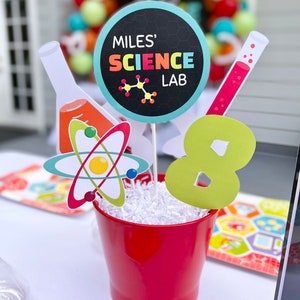 Science Party Decor - Printable Party Package - Science Birthday Party ...