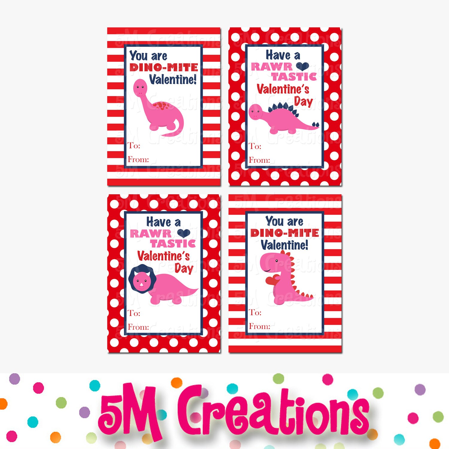 Printable Dinosaur Valentines Day Card - School Valentines Day Card ...
