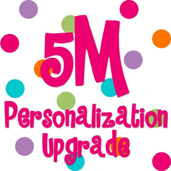 Printable Package Personalization Upgrade or Custom Work Upgrade Il_570xn