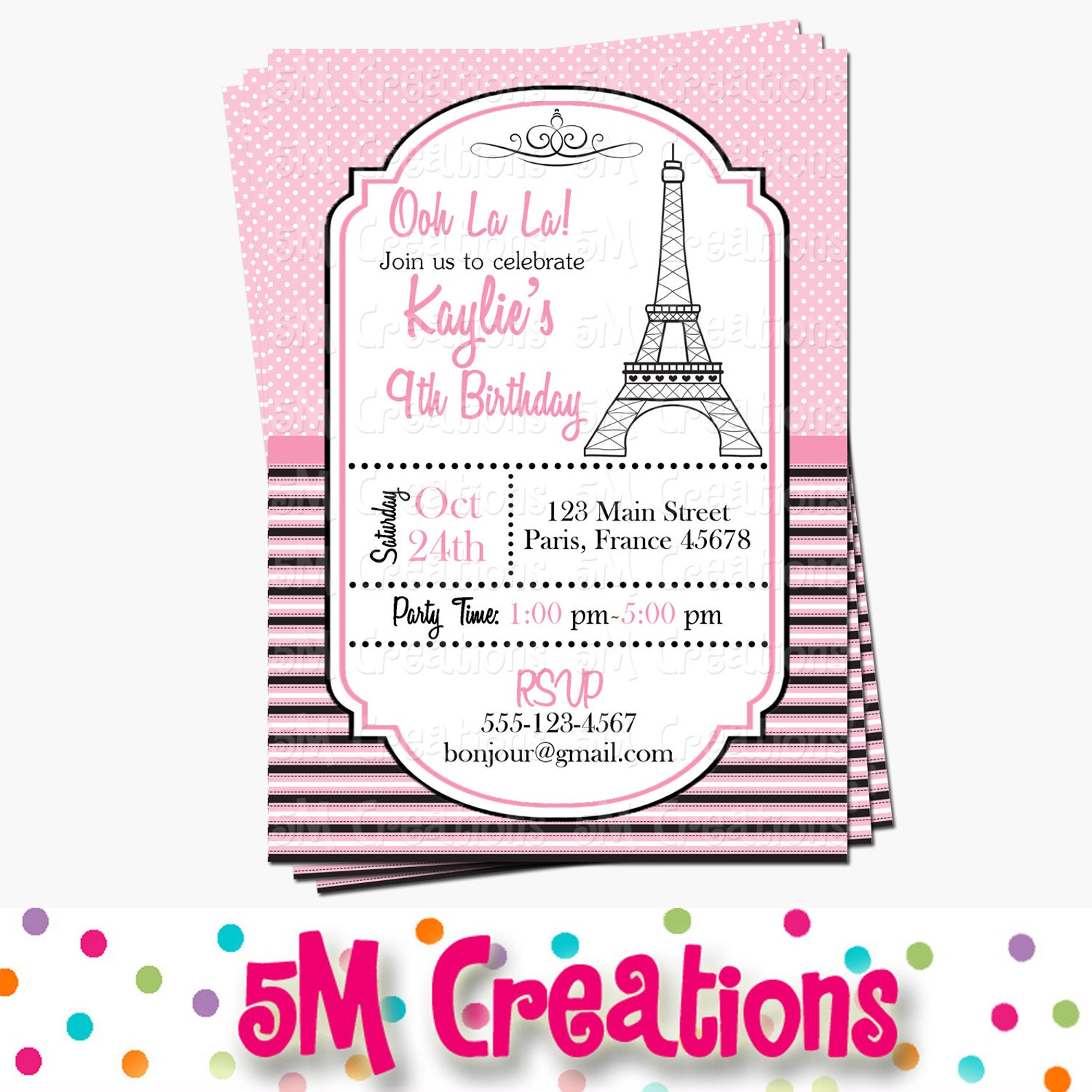 Paris Birthday Party Decorations Paris Party Printable Decor - Etsy
