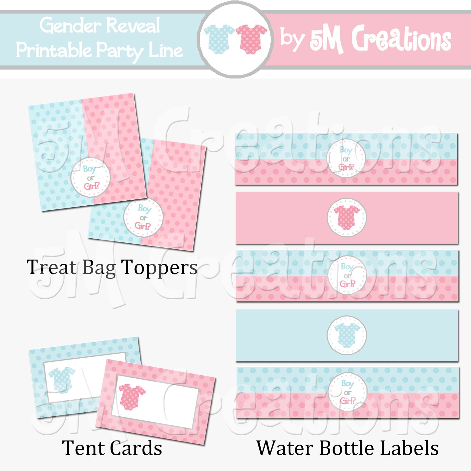 Gender Reveal Party Decorations gender Reveal Baby Shower Etsy