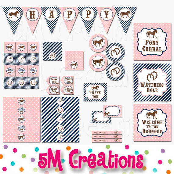 BIRTHDAY PARTY PONY BEAD BANNER PDF PATTERN ONLY