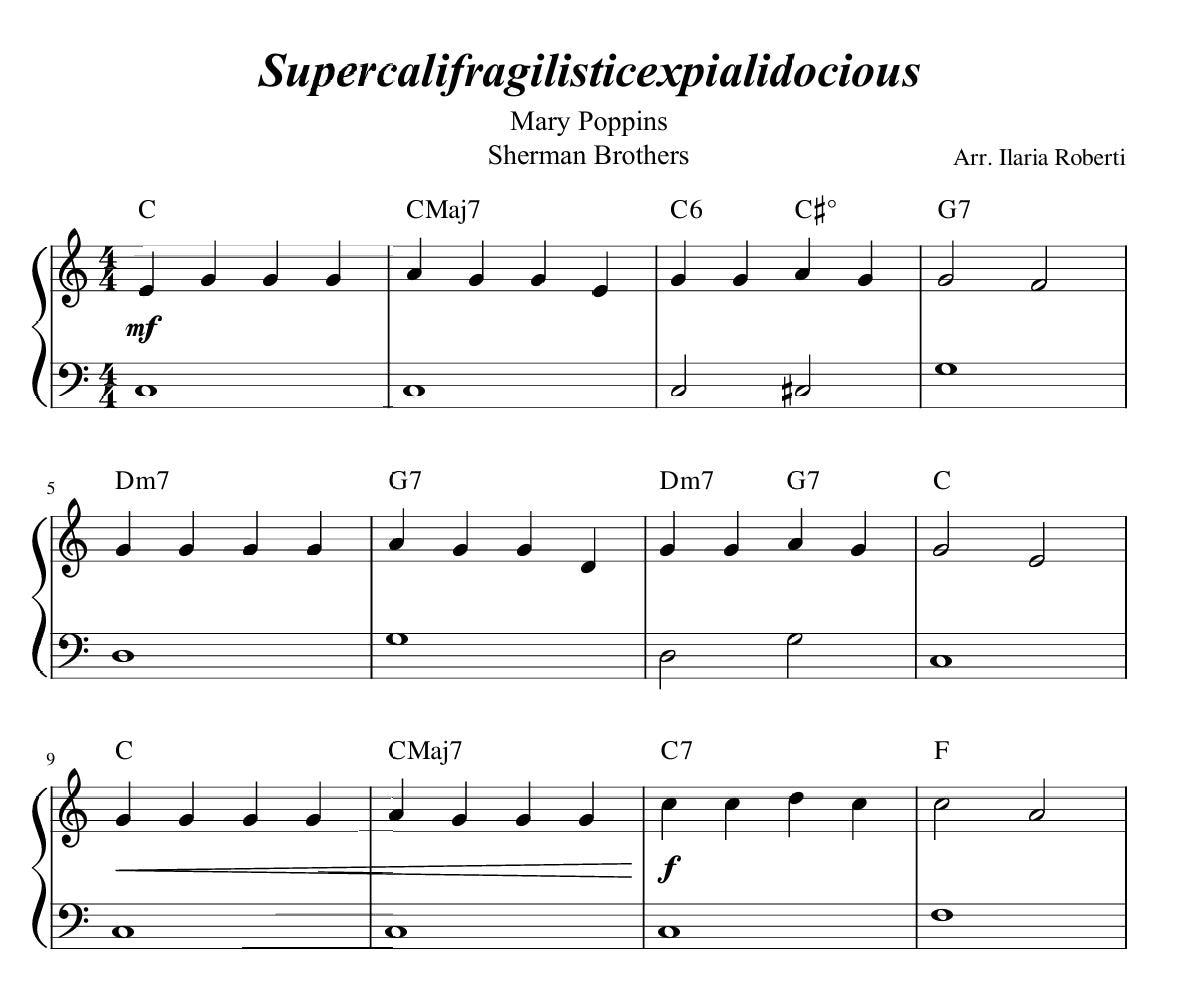 llica,MasterOfPuppets,bandscore楽譜 スーパーカリフラジリスティックエクスピアリドーシャス（メリー