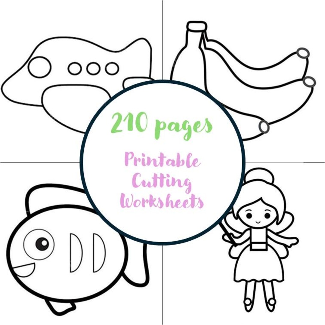 Printable Preschool Cutting Practice Worksheets – Fun Scissor Skills ...
