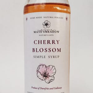Cherry Blossom Simple Syrup Homemade