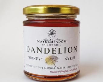 "Pusteblume ""Honig"" Sirup gefüttert & hausgemacht."