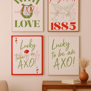 Alpha Chi Omega Print Set