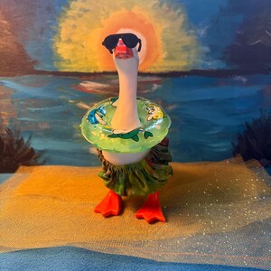 Desk Goose Swimsuit Tie Dye Trunks