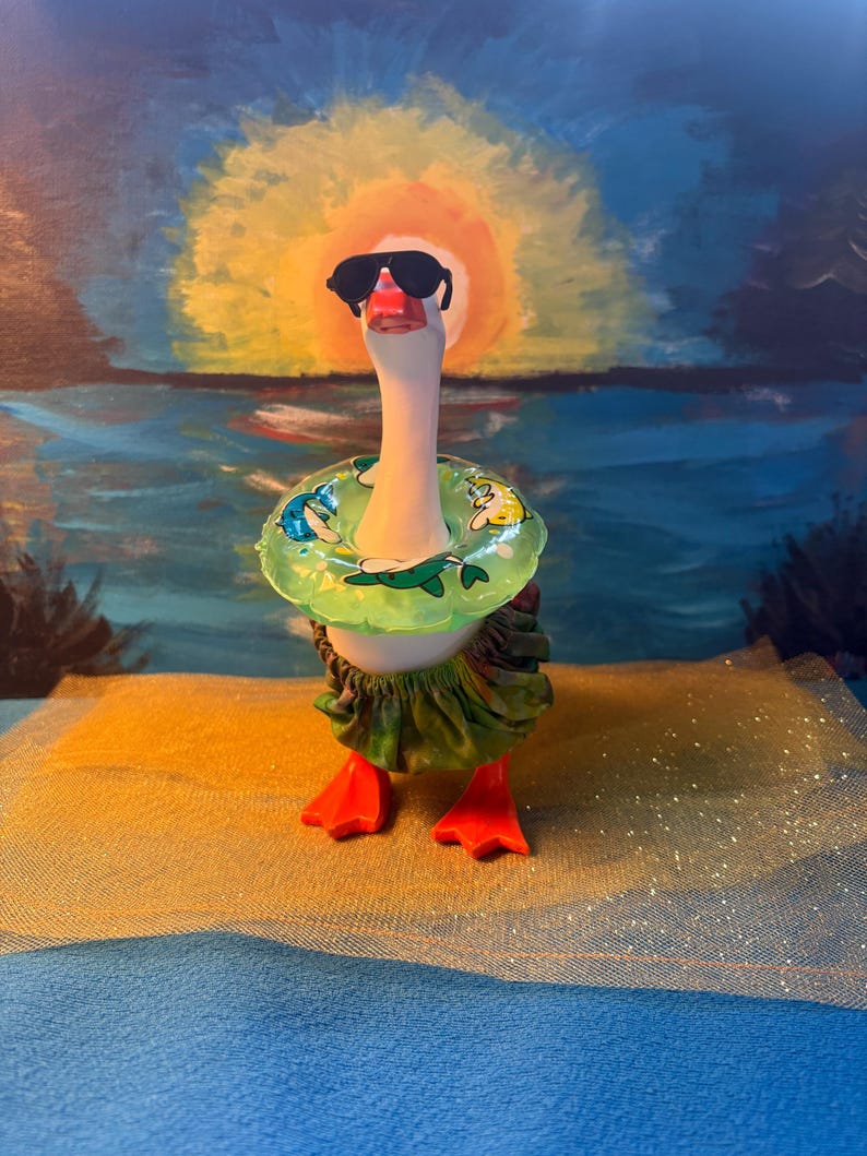 Desk Goose Swimsuit Tie Dye Trunks