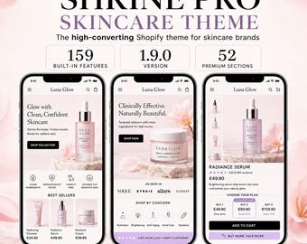 Shrine Pro Skincare Shopify Theme 1.9.0 | Skincare Store Template | Conversion Optimized | Digital Download