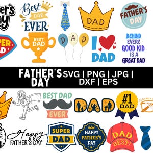 Vatertags-Svg-Bundle, Väter-Svg, Vater-Svg, Papa-Svg, Bester Vater aller Zeiten, Opa-Svg, Familien-Svg-Bundle, geschnittene Dateien für Cricut