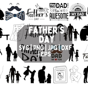 Fathers Day Svg Bundle, Dad svg, Father svg, Papa svg, Best dad ever svg, Grandpa svg, Family svg bundle, Svg Cut Files For Cricut