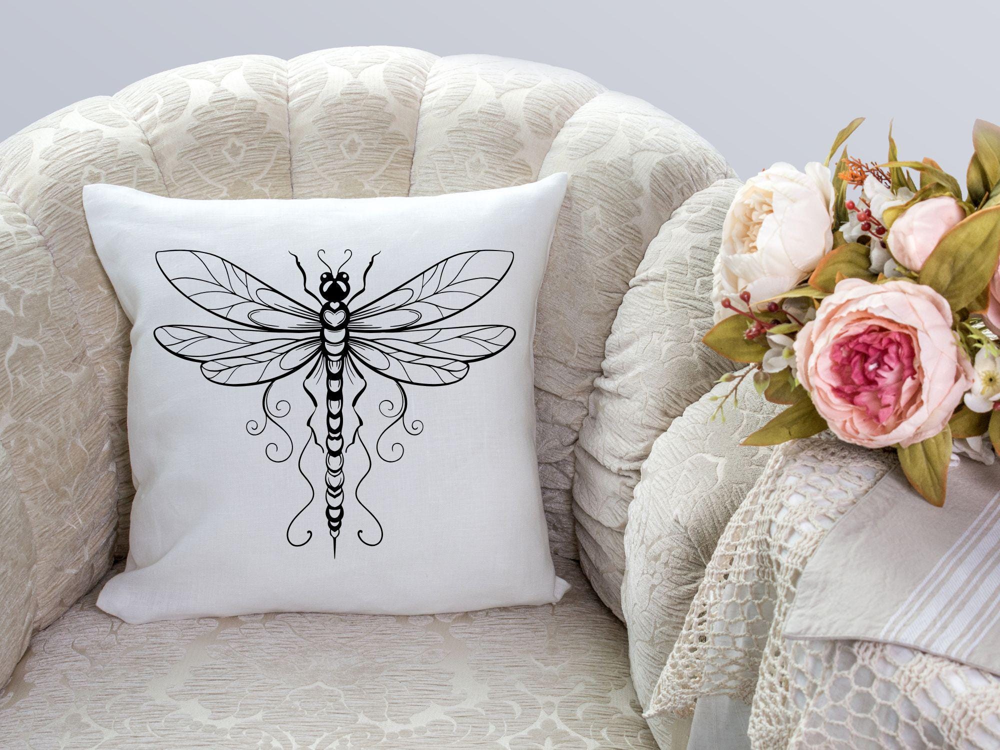 Dragonfly Floral SVG Bundle | Intricate Designs for Cricut & Silhouette ...