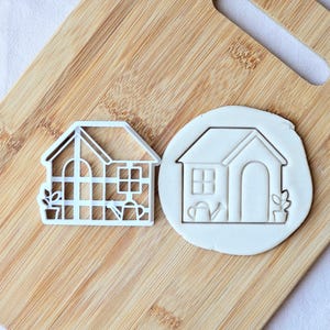 Formina per biscotti a forma di capanno da giardino - Regali per il giardinaggio, formine per biscotti in pasta frolla