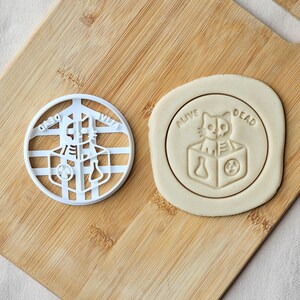 Schrödinger's Cat Cookie Cutter: Physics Science Gifts, Baking Tools