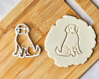 Golden Retriever Cookie Cutter- Dog Lover Gift, Biscuit Fondant Clay Cutters