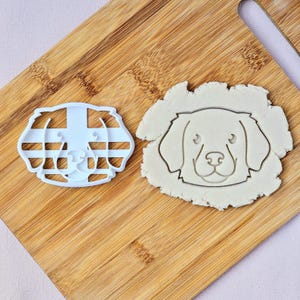 Golden Retriever Cookie Cutter dog lover pet lover gift baking and crafts fondant dough clay biscuit cutter