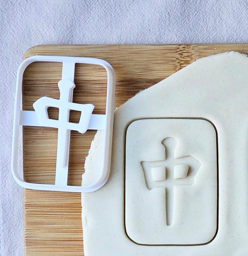 Mahjong Cookie Cutters- Lunar New Year Baking, Dragon Tiles 中 發, Blank Tile 白板, Mah jong image 8