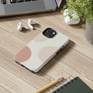 Stylish Tough Phone Case | Modern Design, Minimalist Phone Cover, Trendy Gift for Her, Birthday Present, Everyday Protection