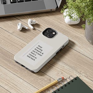 Inspirational Tough Phone Cases  Motivational Phone Cover, Cute Phone Case for Gifts, Modern Tech Accessories, Empowering Design