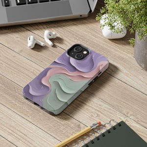 Aesthetic Phone Case, Tough Phone Case, Abstract Art Design, Gift for Her, Trendy Phone Accessories, iphone case