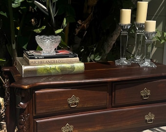 SOLD!!!!! - Beautiful Refurbished Entryway Table / Desk / Vanity / Hallway Table