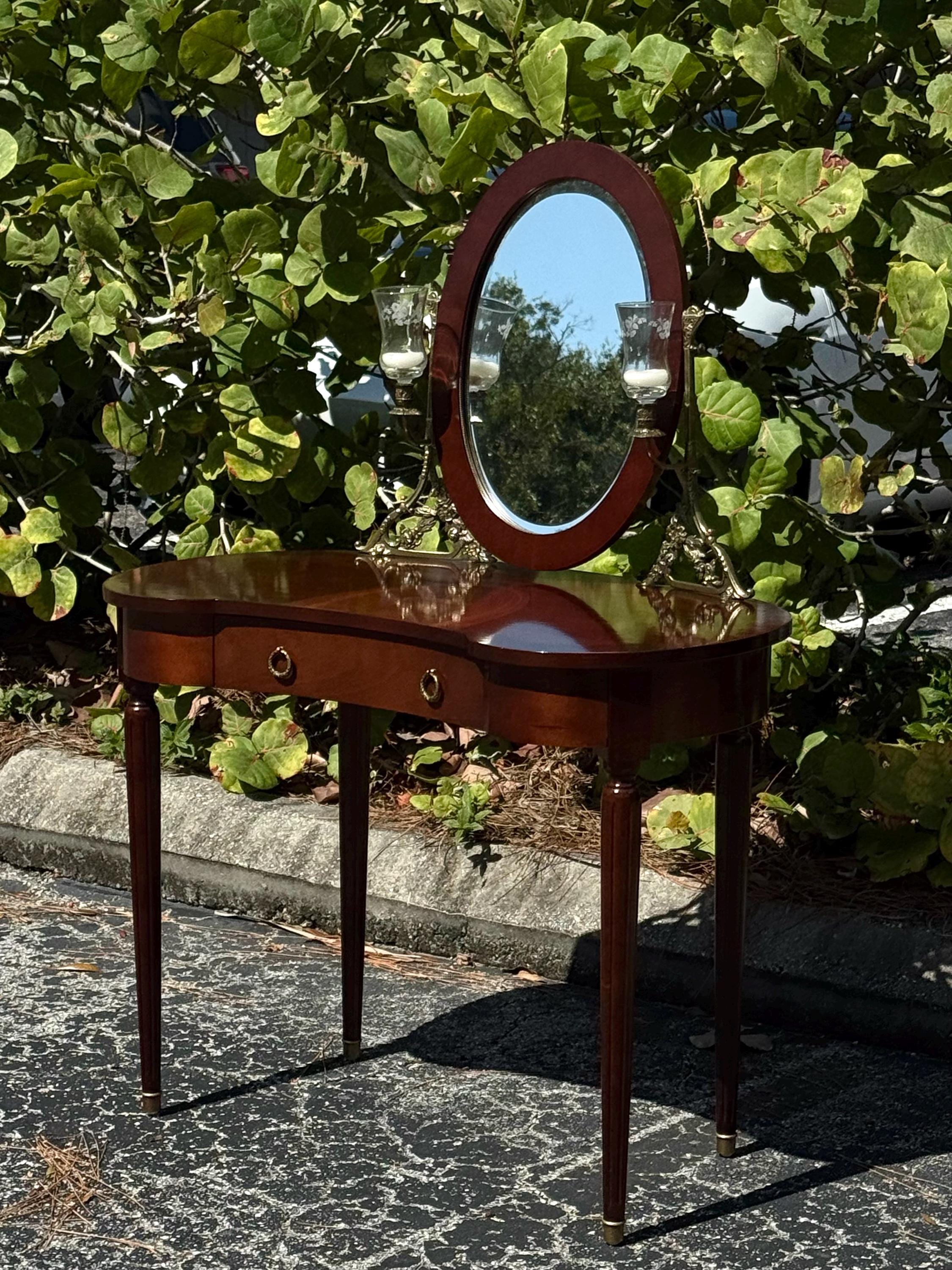 SOLD LOCALLY!! Vintage Bombay Company Vanity Table With Mirror 