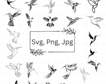 Hummingbird SVG, Hummingbird Bundle Svg, Hummingbird Clipart, Hummingbird Cut Files Cricut, Hummingbird Vector, Bird Svg
