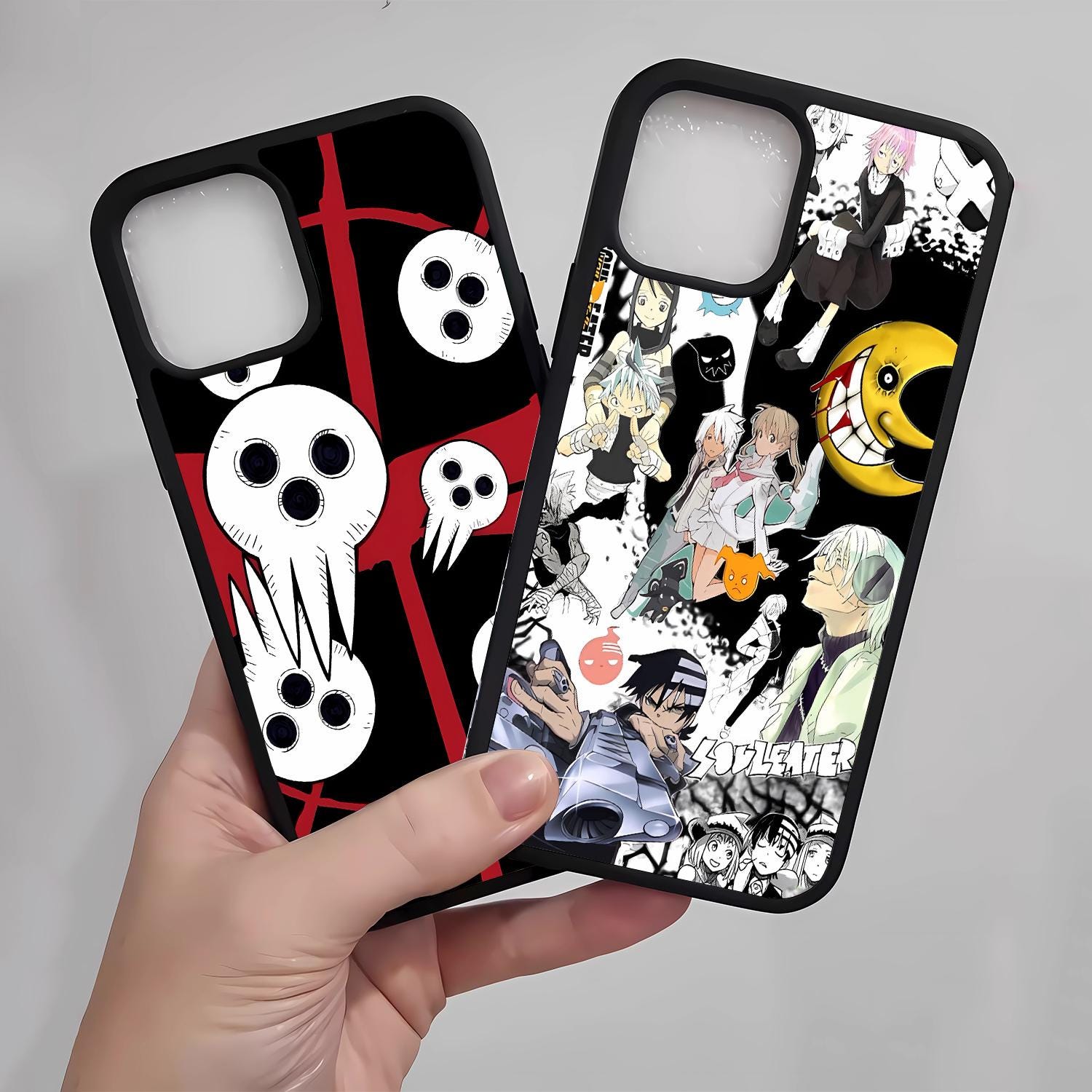 Capa de celular Soul Eater personalizada para iPhone/Samsung/Pixel/LG/HTC/Sony/iPad/iPod