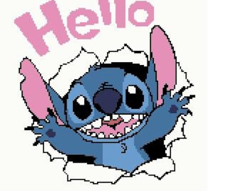 Hello Stitch C2C / SC / Graph Instructions