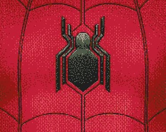 Spiderman Suit Logo Graph Instructions C2C / SC